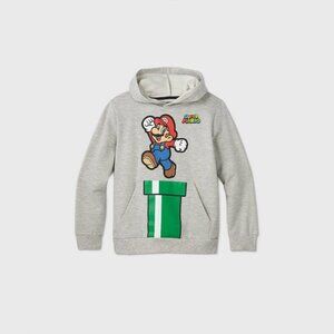 Boys' Nintendo Super Ario Sweatshirt Medium